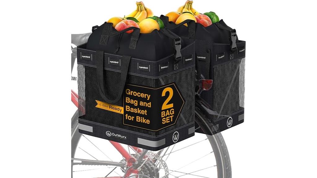 water resistant bicycle panniers