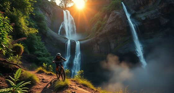 waterfalls and biking adventures