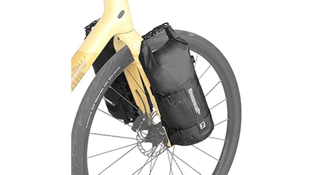 waterproof bike fork bag