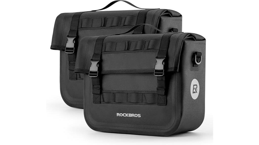 waterproof bike panniers set