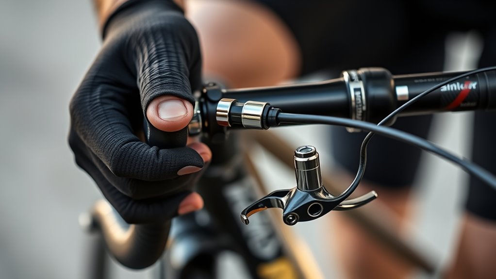 adjust brake cable tension