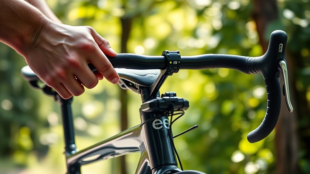 adjust handlebar for comfort