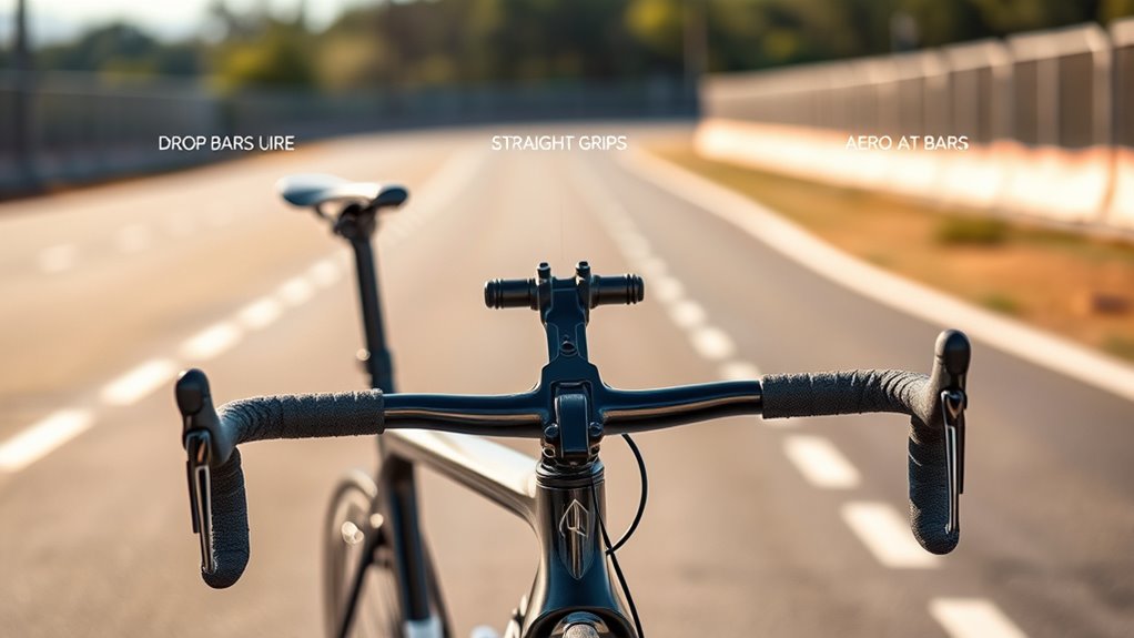 aerodynamic customizable cycling handlebars