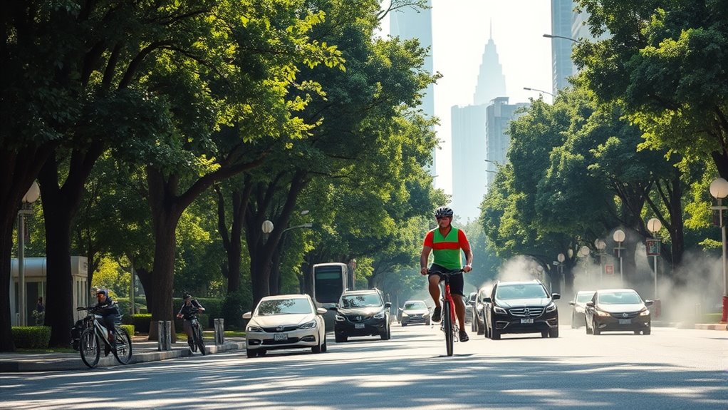 bicycles reduce environmental impact
