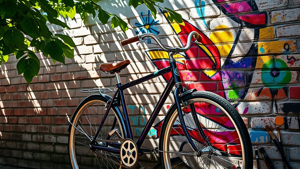 bicycles symbolize freedom and progress