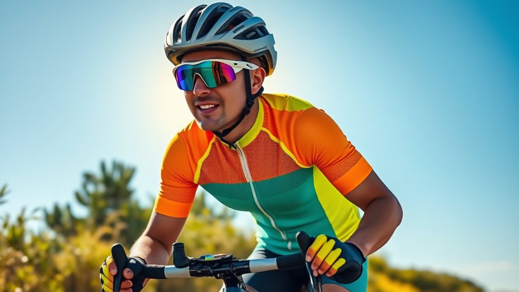 breathable uv protective cycling apparel