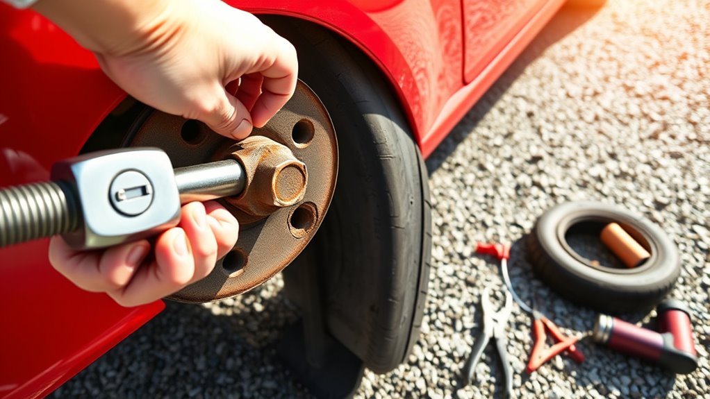 change tire safely step by step