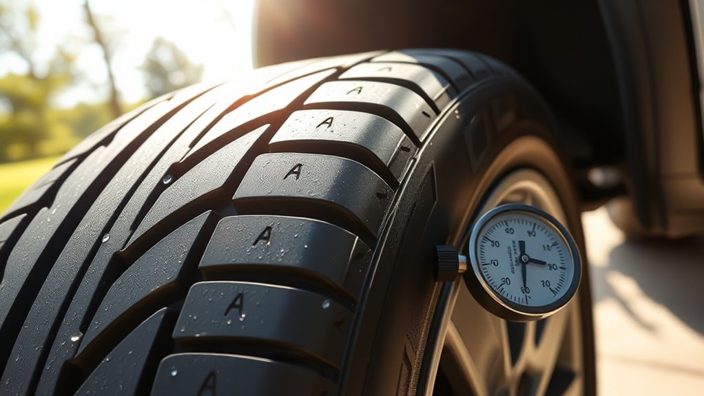 check tire pressure regularly