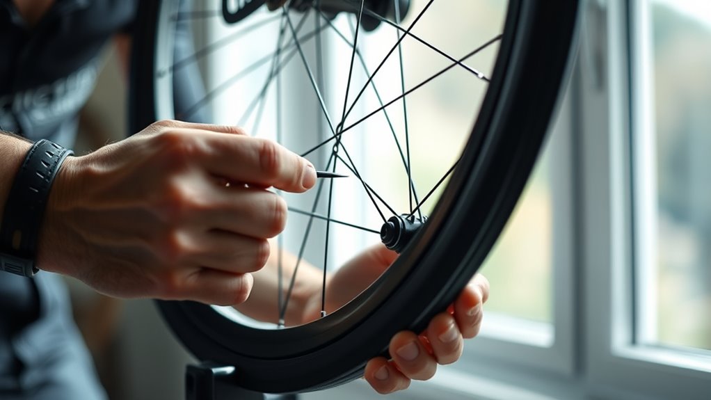 check wheel for wobble