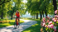 cycling boosts daily happiness