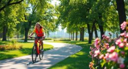 cycling boosts daily happiness