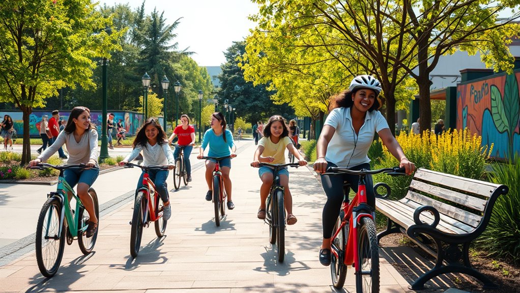 cycling builds community connections