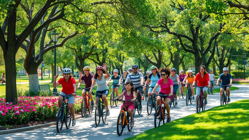 cycling fosters social connections