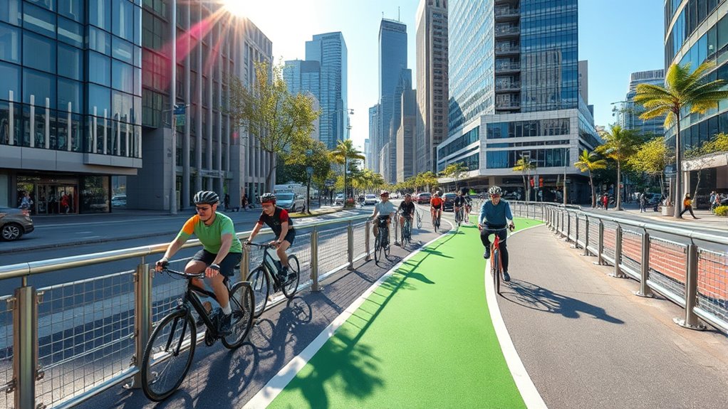 cycling shapes city infrastructure