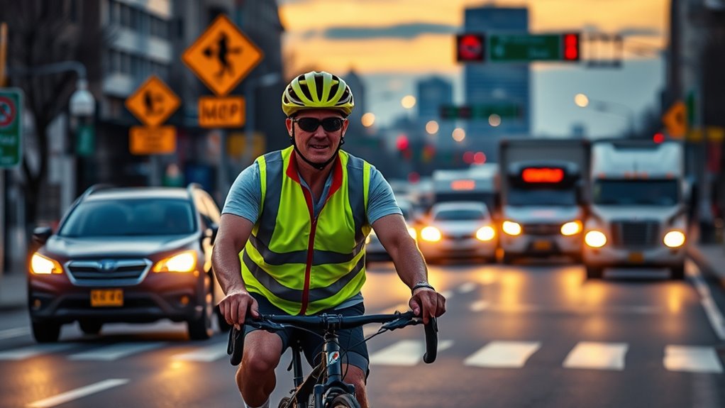 cyclist traffic law compliance