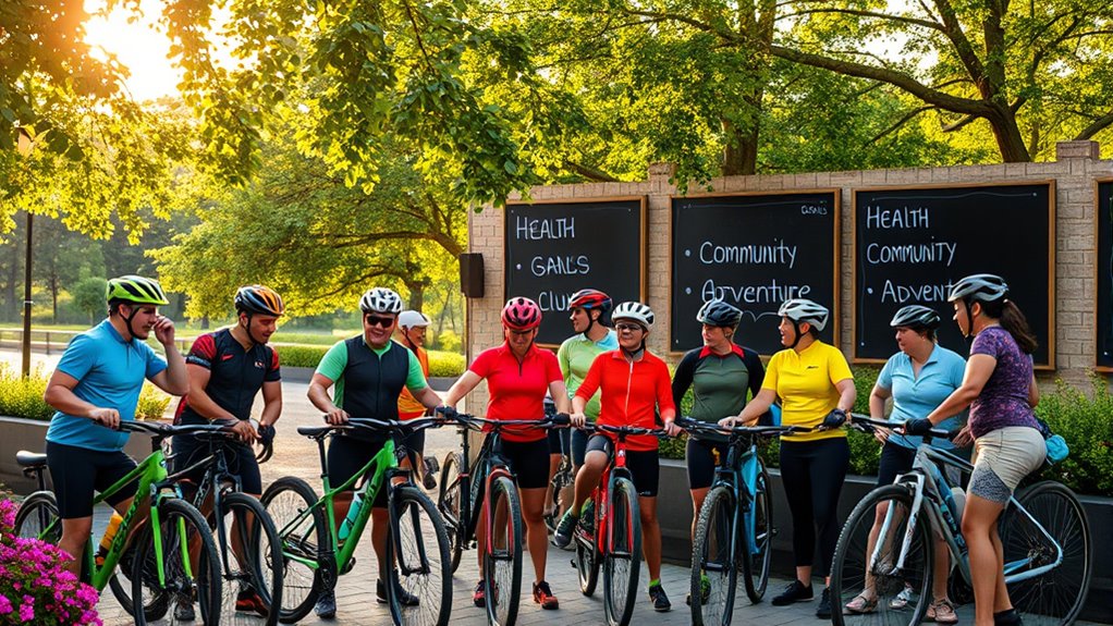 define clear cycling club goals