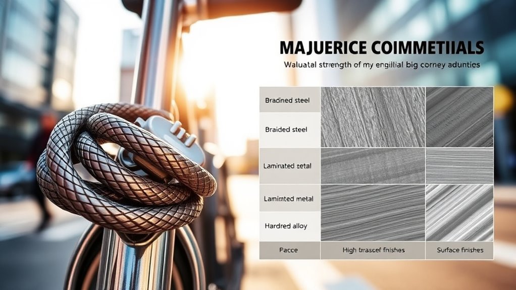 durable tamper resistant lock materials