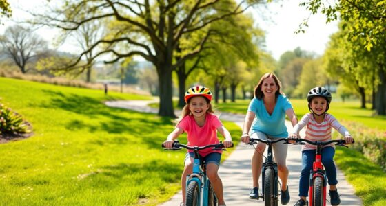 family biking adventures together