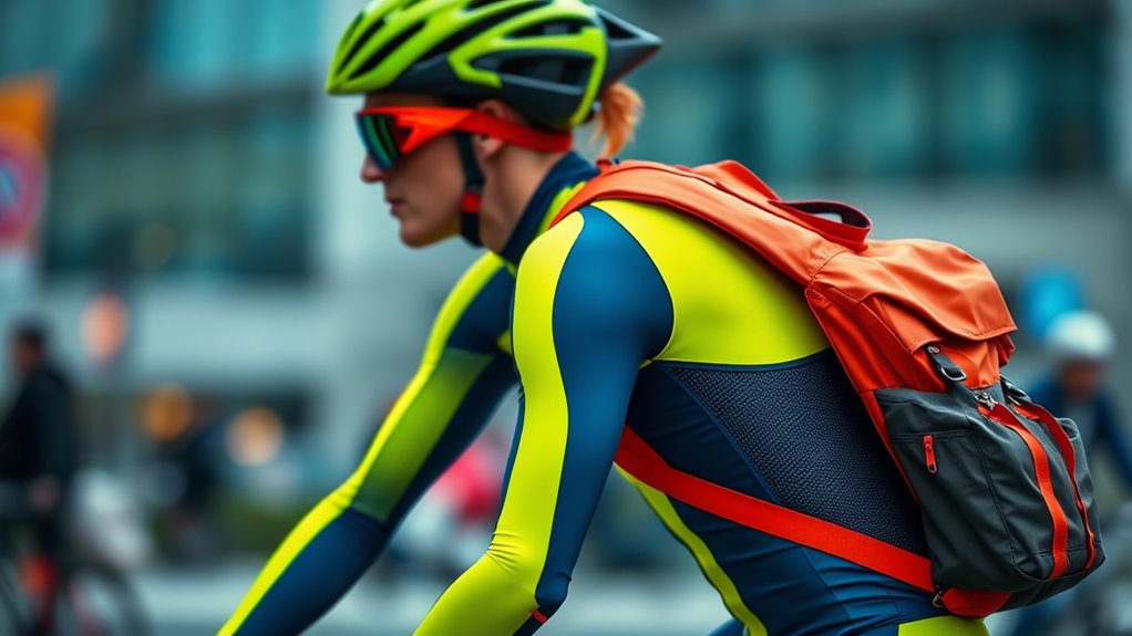 fashionable cycling apparel evolution