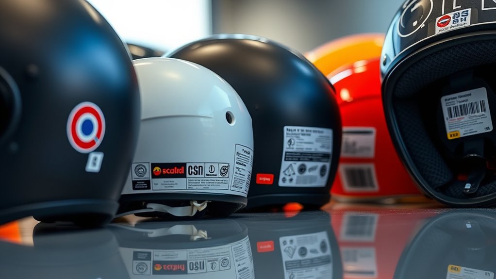 helmet labels and safety standards