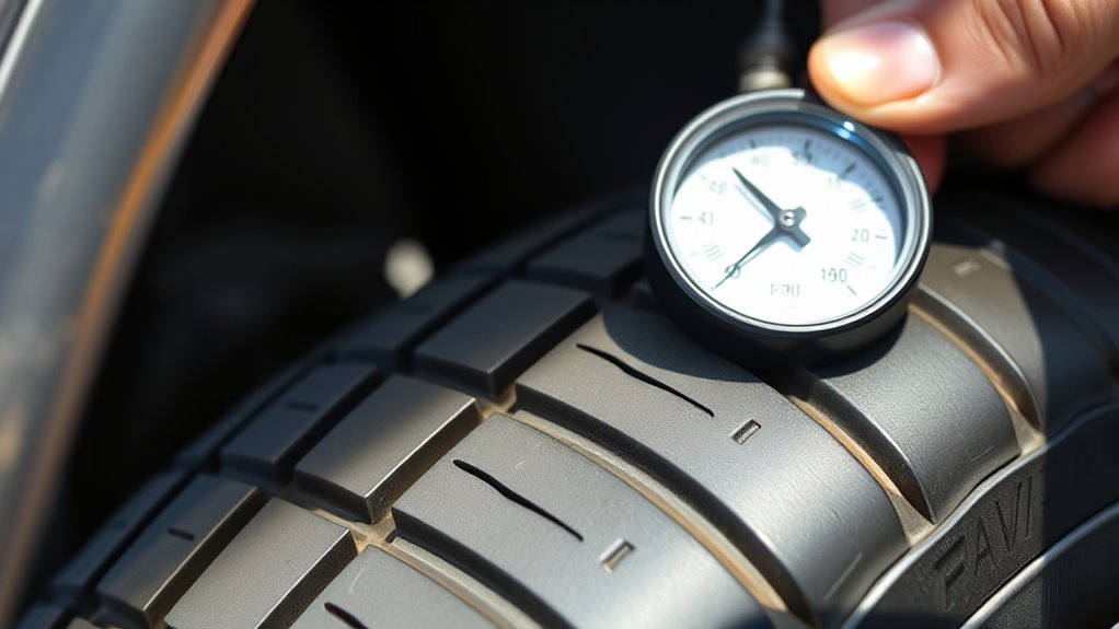 maintain proper tire inflation