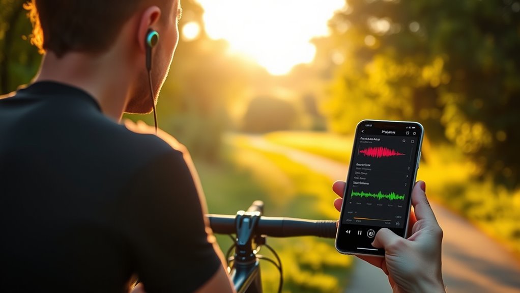 match ride phases with music