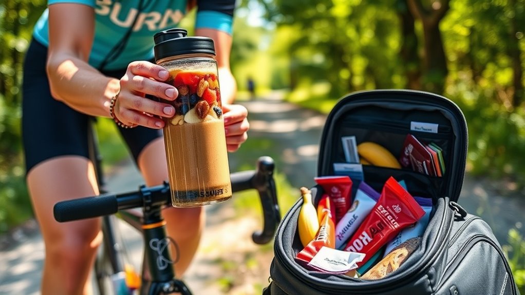 optimize ride nutrition timing