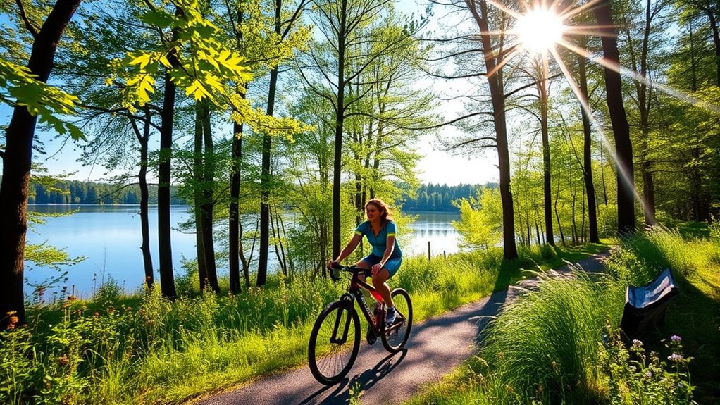 outdoor cycling enhances mental health