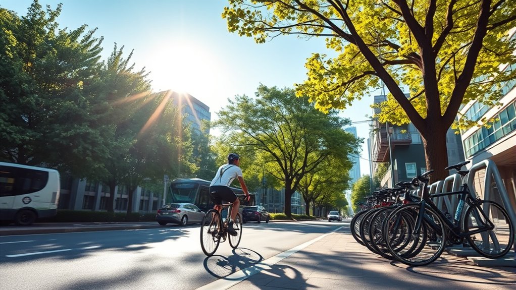 promote cycling for emissions