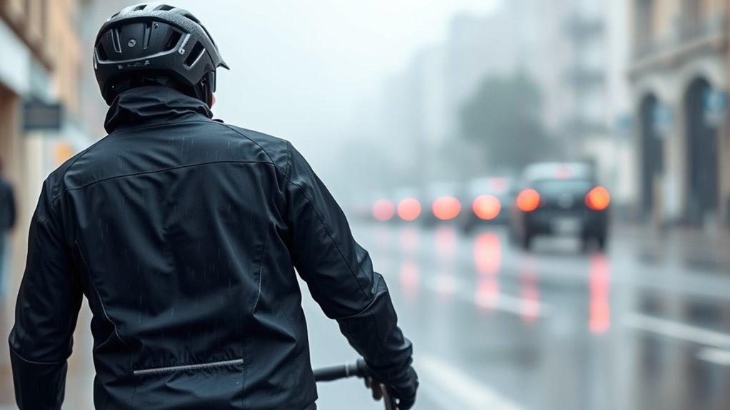 proper layered waterproof clothing