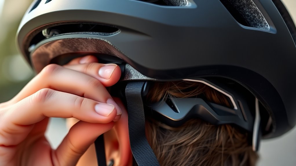 secure helmet fit adjustment
