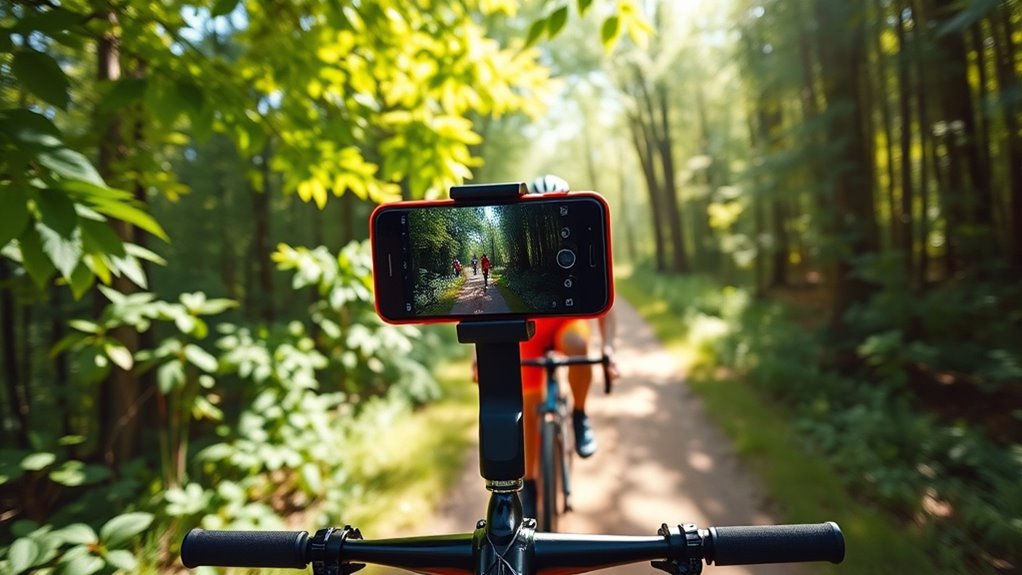 sharing cycling adventures online