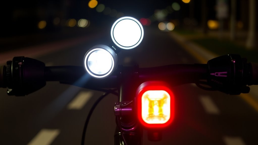 types of bicycle lighting