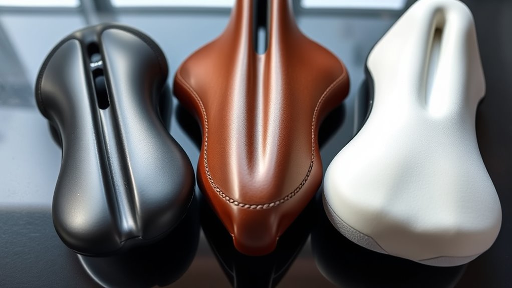 types of bicycle saddles