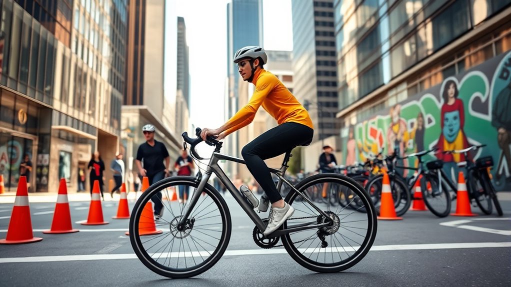 urban cycling gear selection
