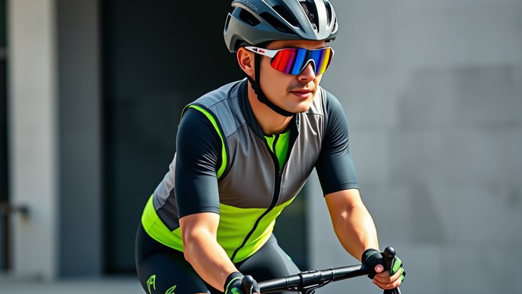 vibrant functional minimalist cycling apparel