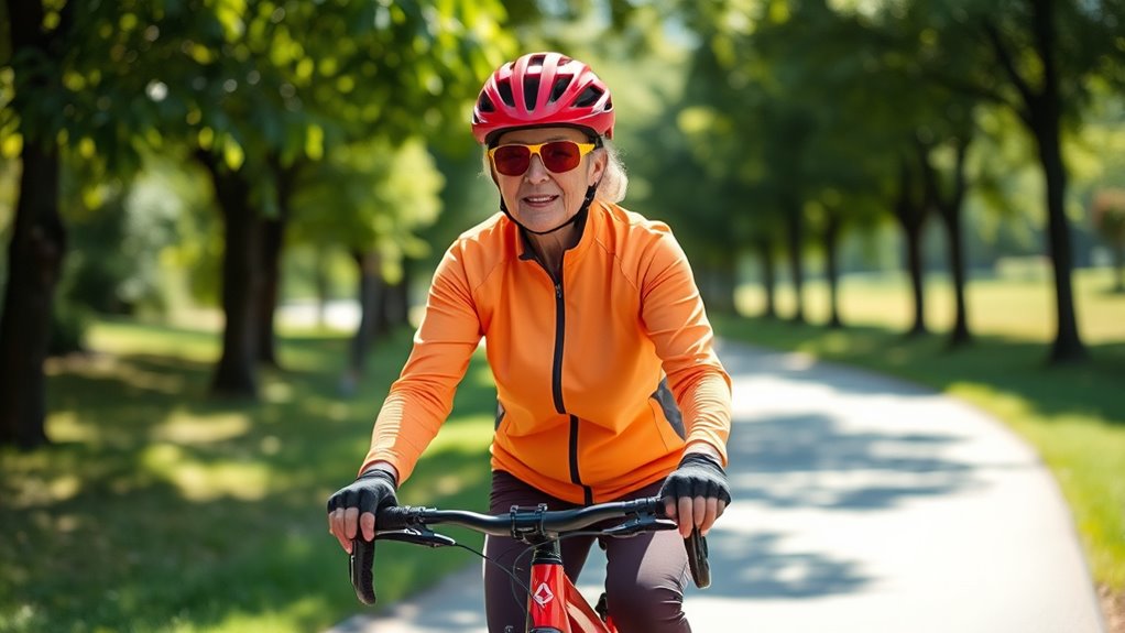 wear helmet and reflective gear