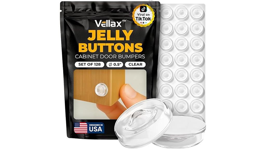 128 self adhesive door bumpers