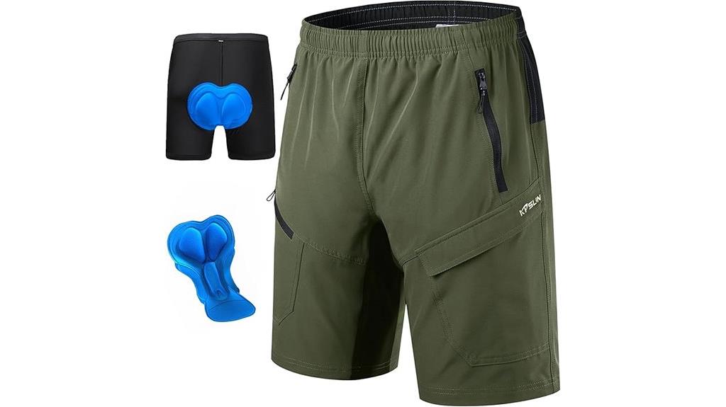 3d padded lightweight shorts