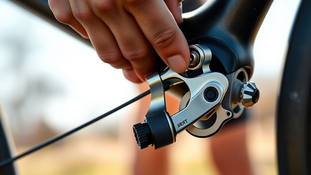 adjust derailleur cable tension