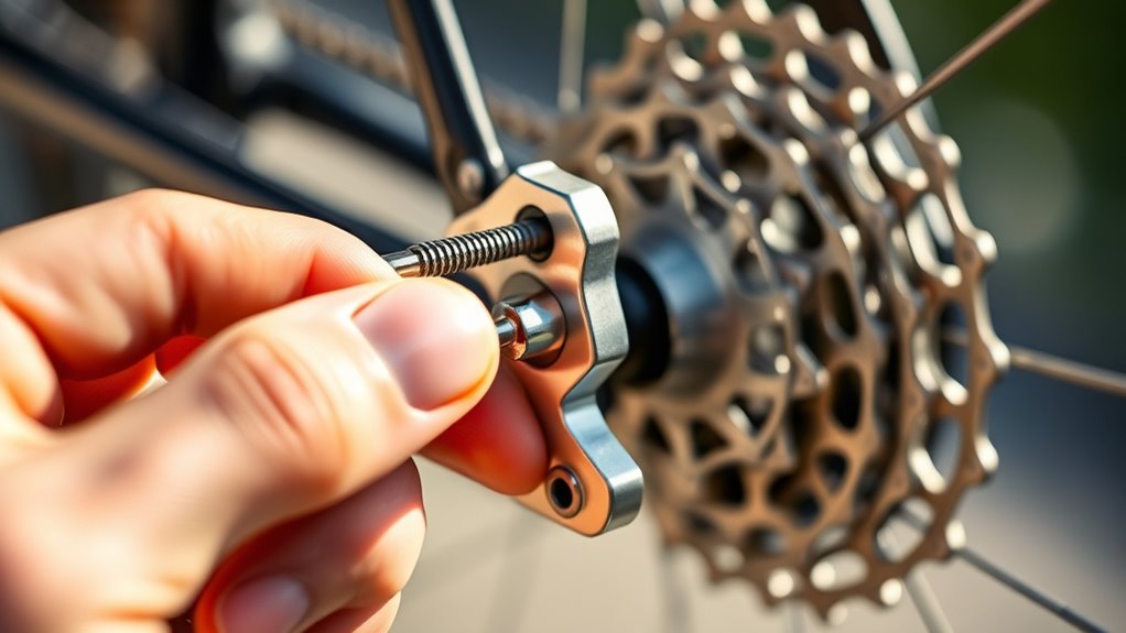 adjust derailleur limit screws