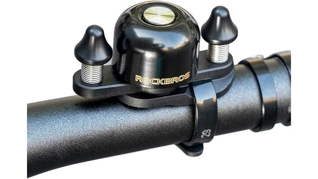 adjustable dual hammer bicycle bell