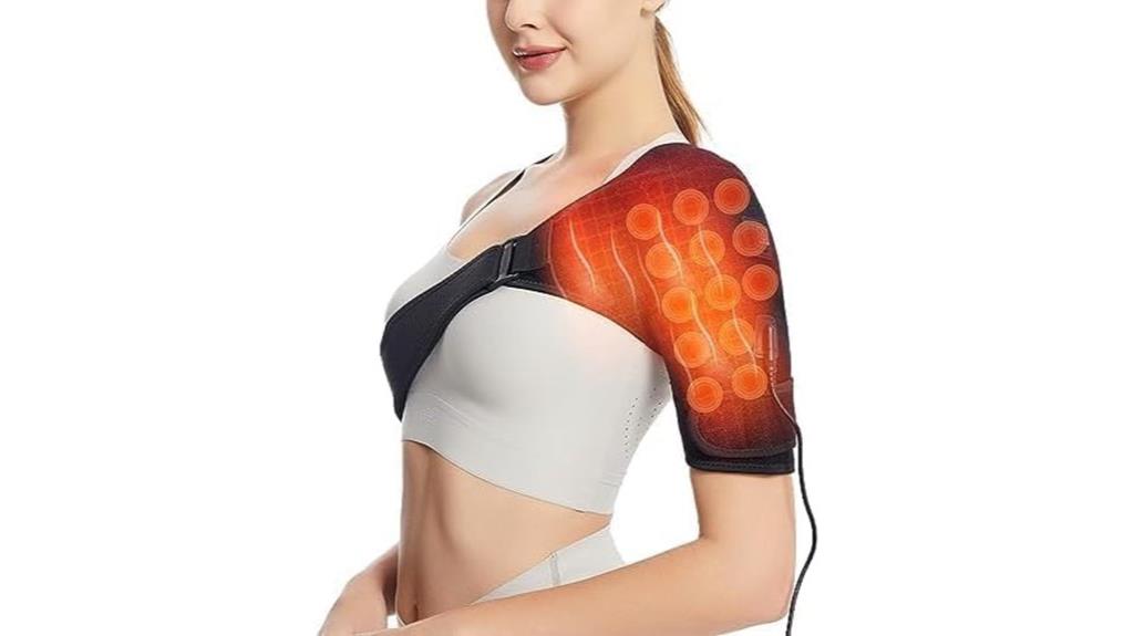 adjustable shoulder heat pad