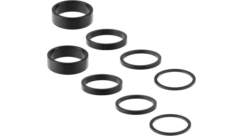 aluminum bicycle spacer set
