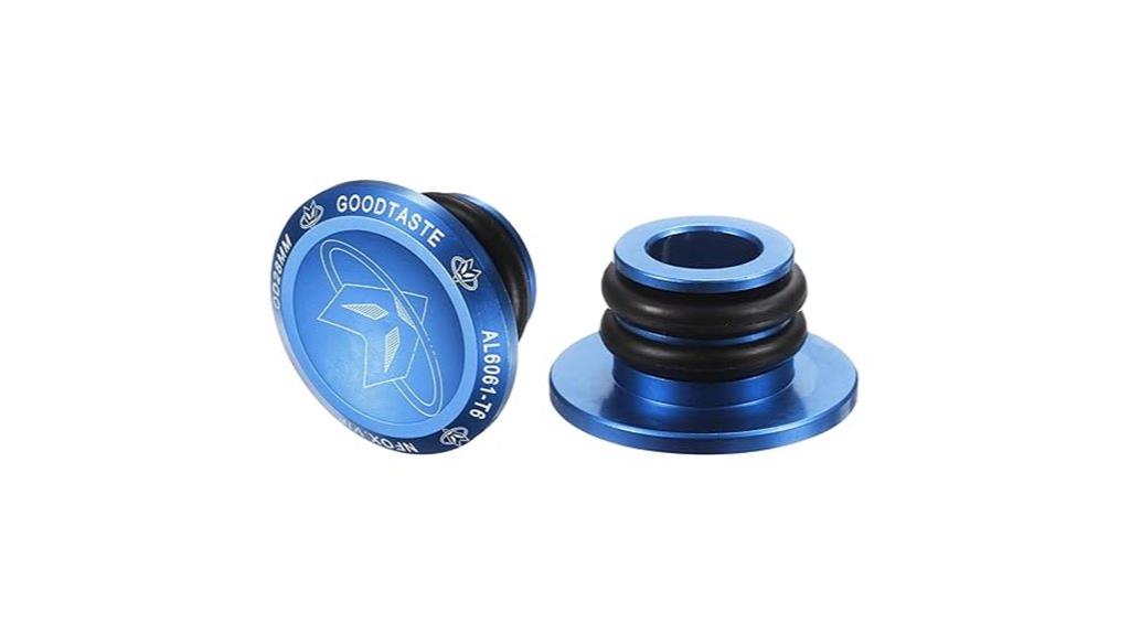 aluminum bike handlebar end plugs