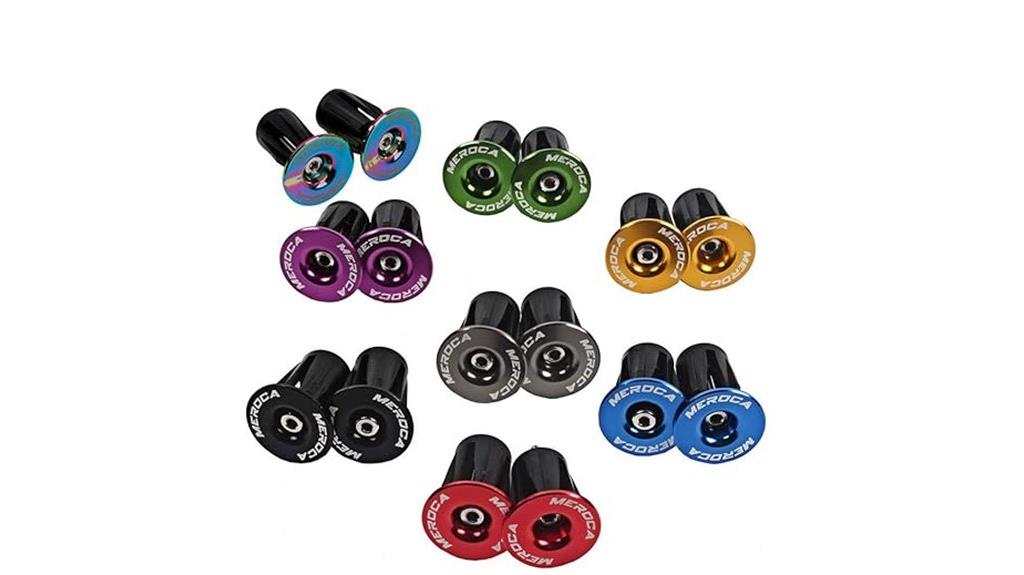aluminum bike handlebar plugs