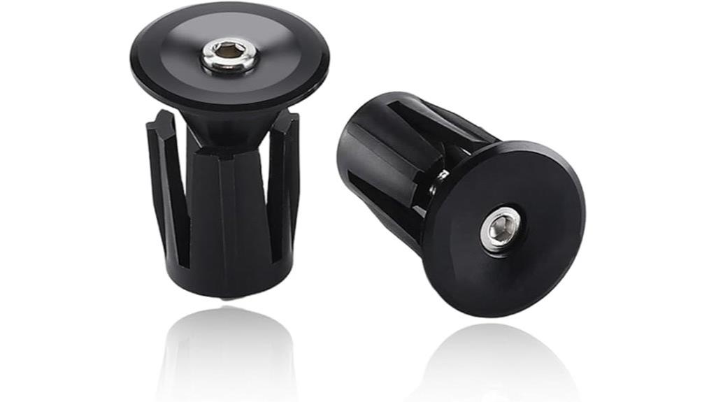 aluminum bike handlebar plugs