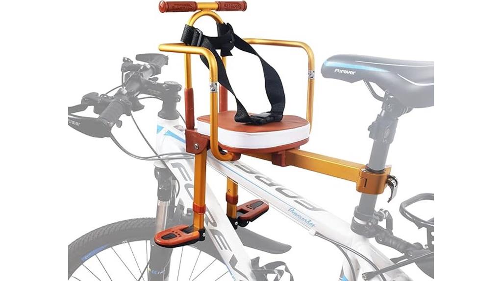 aluminum child bike seat