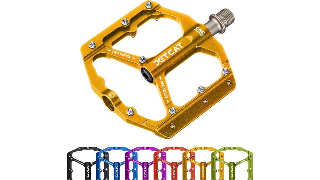 aluminum flat bike pedals