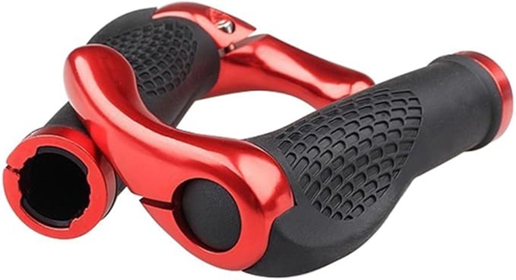 anti slip ergonomic handlebar grips